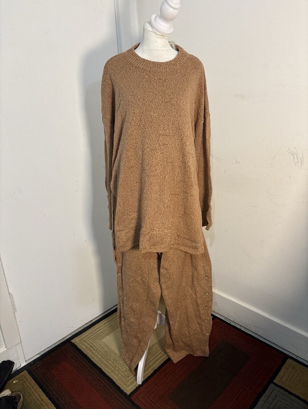 Free People Button Up Sweater Set Medium NEW Sold Out Online - Picture 4 of 15